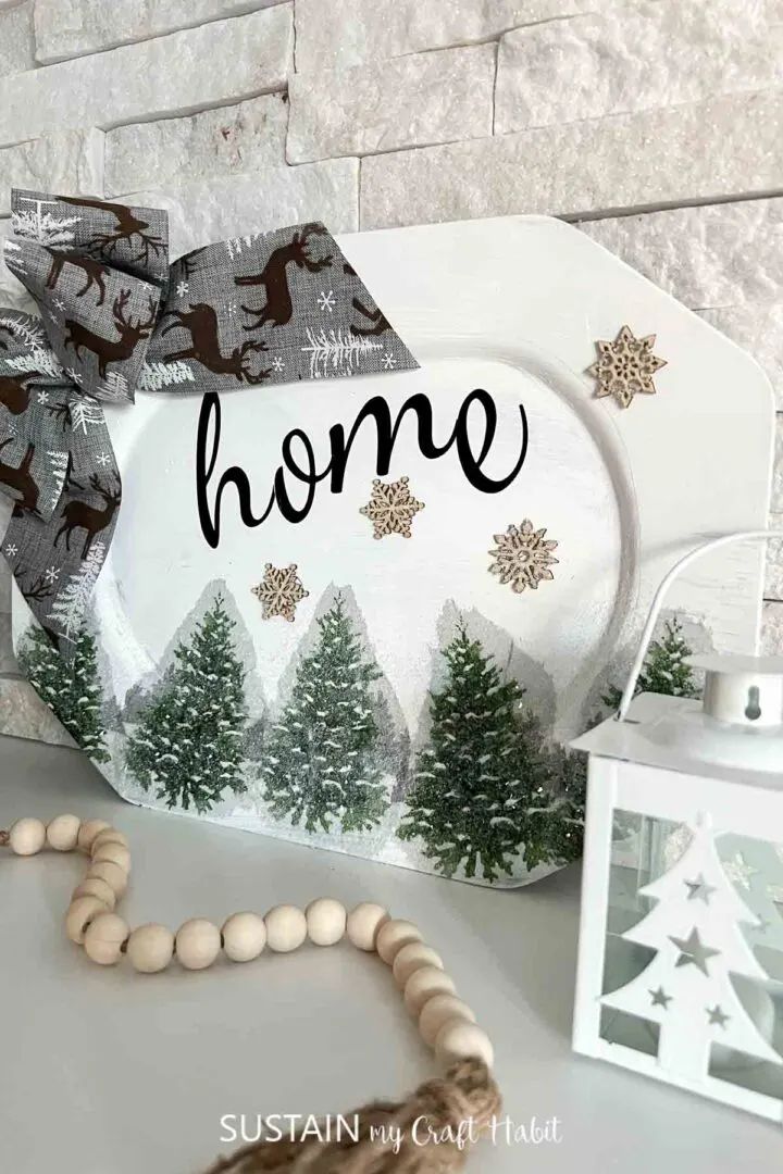 christmas home sign