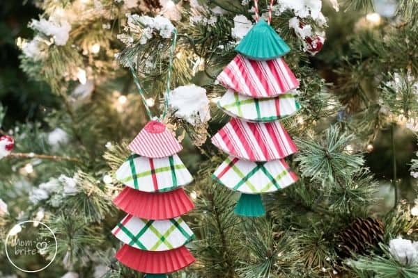 cupcake liner ornaments