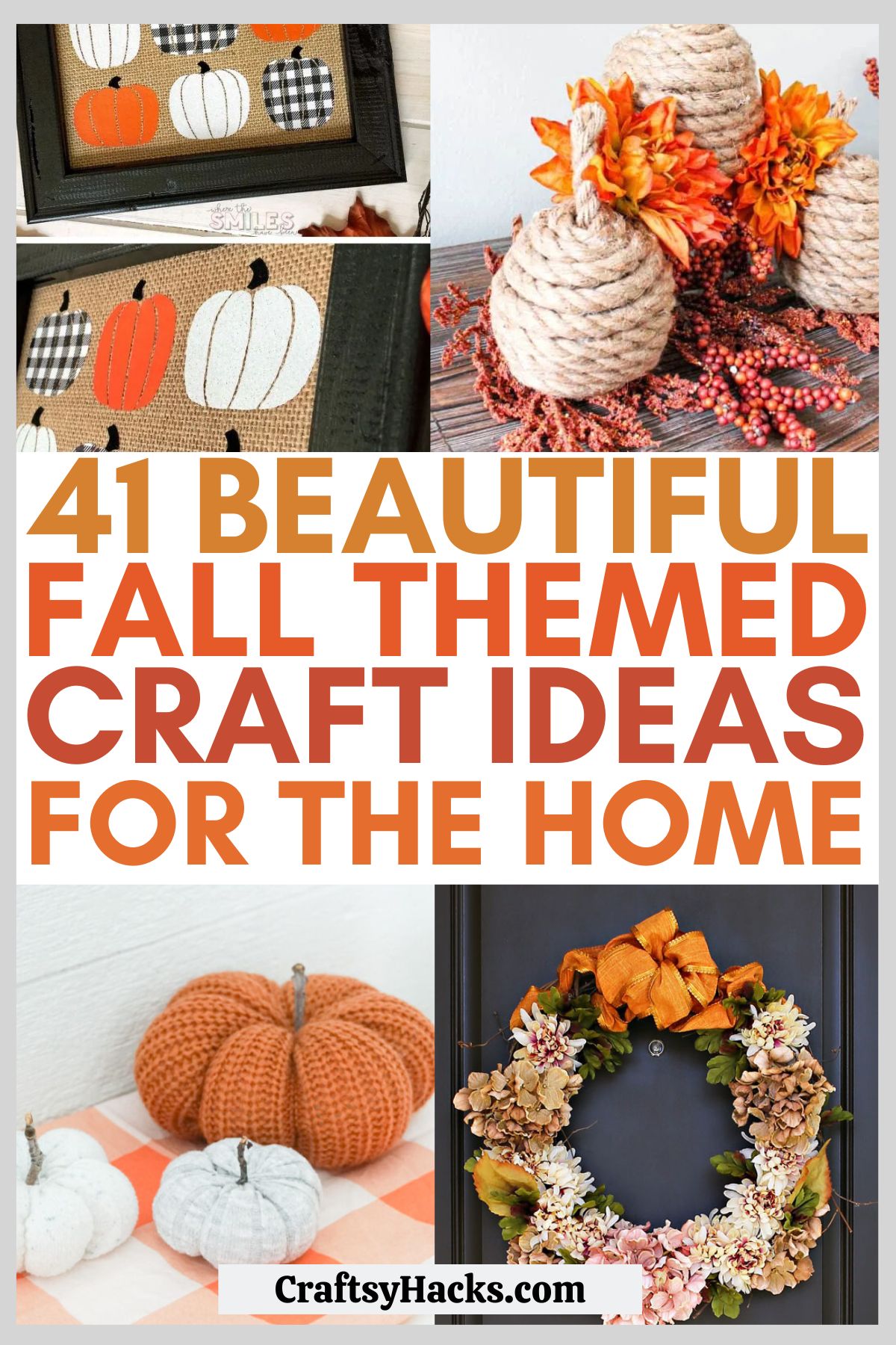 fall crafts for home